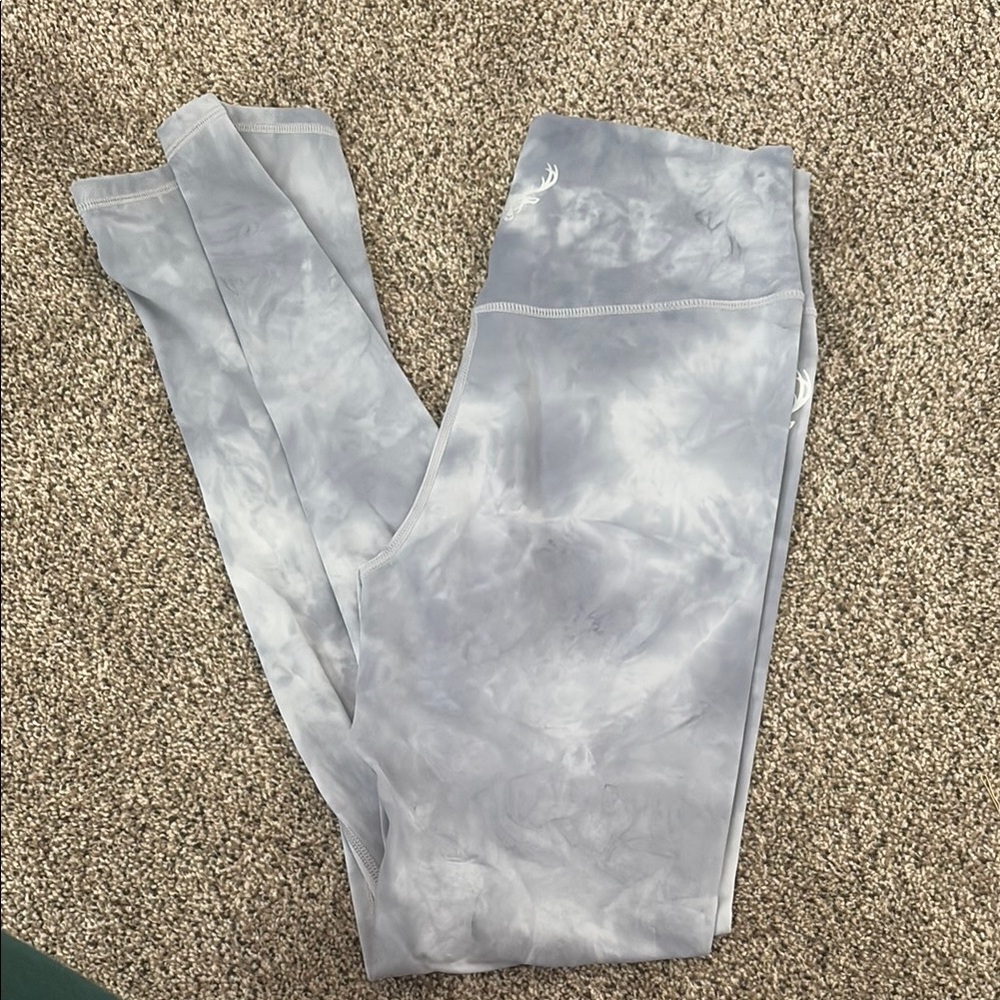 Women's Bucked Up Gray Tie-Dye Jeans